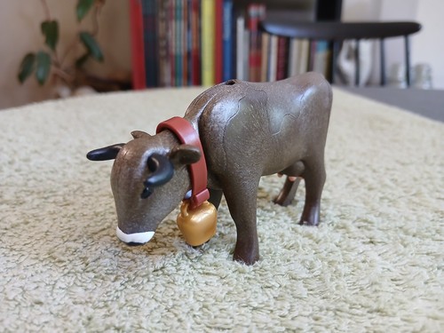 Ferme playmobil vache brune - -,