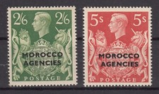 SN26440/ MOROCCO BRITISH OFFICE – KGVI – SG # 92 / 93 MINT MNH