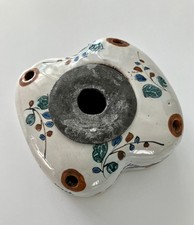 VIEIL ENCRIER EN FAIENCE ROUEN