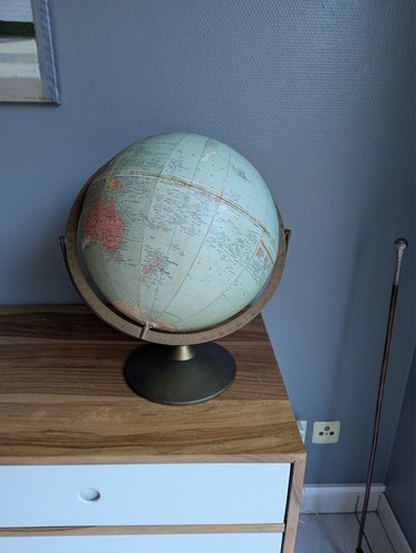 Ancien globe terrestre taride - ancien,