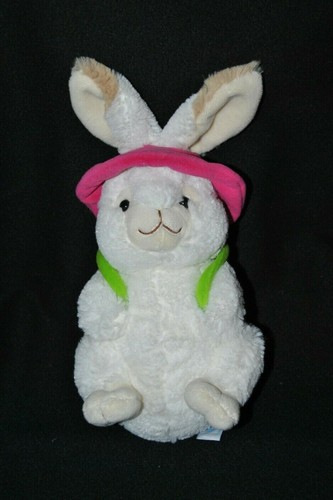 Peluche doudou lapin blanc