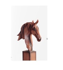 Buste de cheval objet déco en