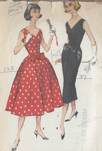 Patron couture vintage 1958 - de,
