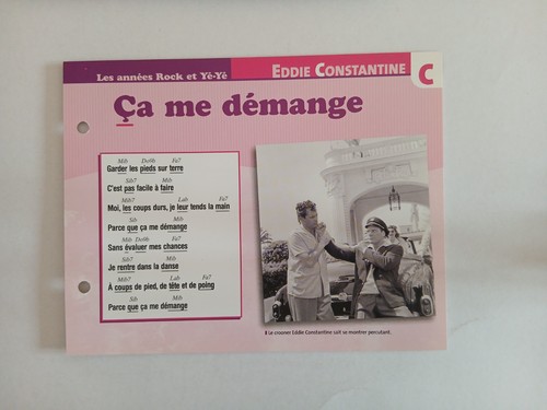 Carte fiche eddie - carte,