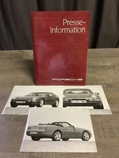 Dossier De Presse 1992 PORSCHE 968-928 GTS-911 CARRERA RS-911 CARRERA 2