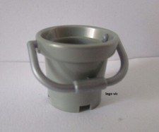 Lego 48245c01 Bucket Seau + Poignée Handle Pearl Lt Gray du 7585 5941 MOC