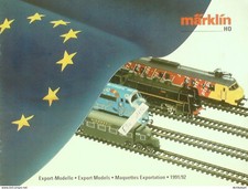Marklin Catalogue (Gare voiture wagon) Allemagne 1991-92