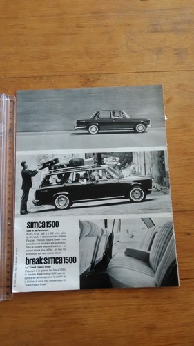 Pub advert ancienne simca - pub,