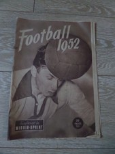 Ancienne Revue Miroir Sprint Football 1952 Photos Des 36 Equipes Du Championnat