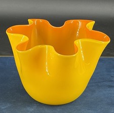 Vase fazzoletti opaline ambre