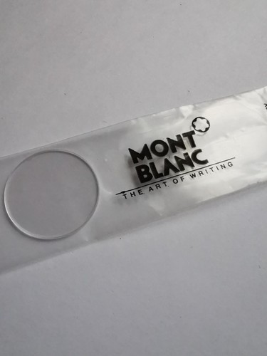 Montblanc verre saphir - verre, plat