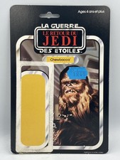 Vintage STAR WARS MECCANO RETOUR DU JEDI Cardback CHEWBACCA France ROTJ