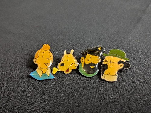 Lot pins vintage tintin - pins,