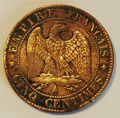Pièce centimes 1861a - centimes,