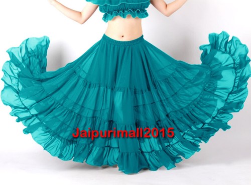 Teal chiffon yard - teal, 4