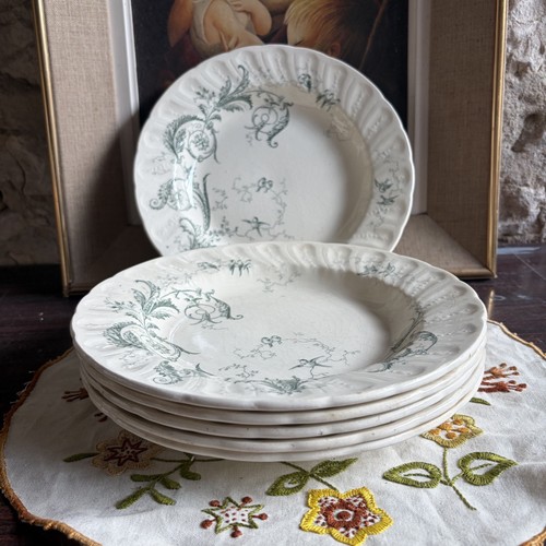 Gien rinceaux assiettes - gien,