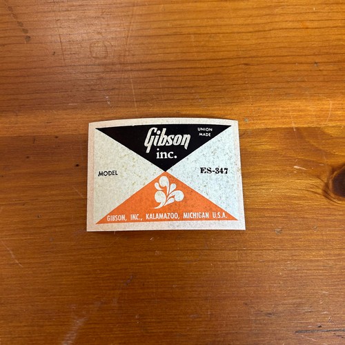 1970 gibson 347 - es-347, soundhole
