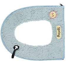  1 pc Soleil Motif Zipper Tapis De Toilette Couverture Coussin De Siège Lint