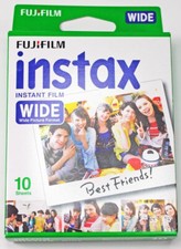 FUJIFILM film instax WIDE 10 vues couleur, péremption 07/2026
