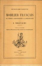 Dictionnaire raisonné du mobilier fra... - Eugène Viollet-Le... - V527119