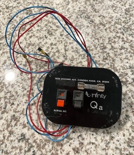 Infinity crossover speakers - crossover, qa
