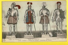 CPA 75 - PARIS Musée de l'Armée ARMURES Ancienne COSTUMES de GUERRE Armor of War