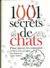 Livre 1001 secrets de chats Isabelle Collin 2011 le grand livre du mois book