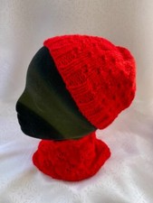 Bonnet Et Tour De Cou Enfant Couleur Rouge