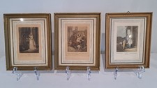 lot de 3 lithographies signées "Cries of London" sous cadre ,bon état .
