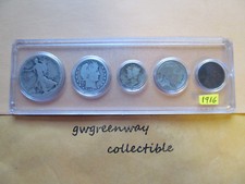 1916 Argent Naissance Année Kit 5 Pièces (Autres Ans Aussi)