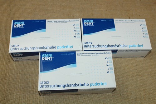 100 pcs omni dent - x, gants