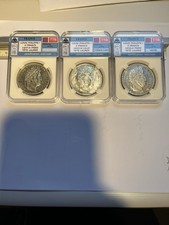LOT 3 Pièces ARGENT 5 Francs