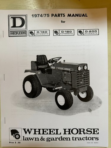 1974 1975 wheel horse - wheel, d-160
