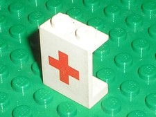 LEGO Panel 1 x 2 x 2 with Red