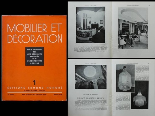 Mobilier decoration 1933 - decoration, 1