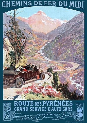 Affiche chemin fer midi - affiche,