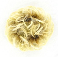 chouchou chignon cheveux blond