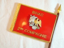 Insigne drapeau métallique FORPRONU BOSNIE  3ème bataillon infanterie 2ème Compa