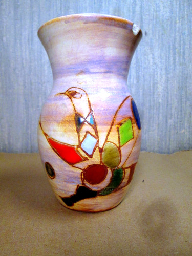 Vase oiseau art - oiseau, abstrait