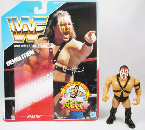 Wwf hasbro demolition smash - demolition,