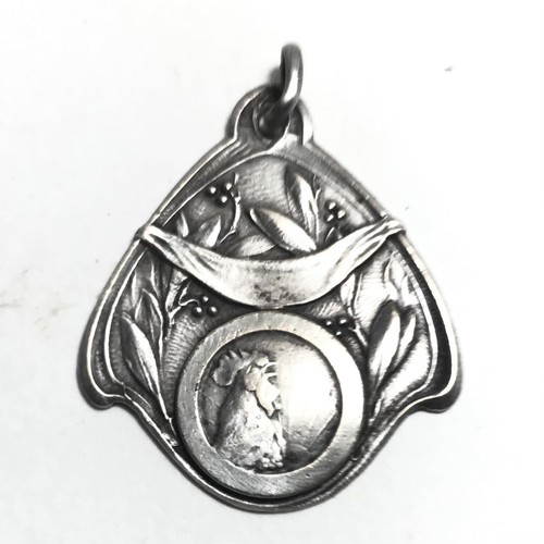 Art nouveau grand pendentif - grand,