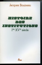 J BOUINEAU Histoire des