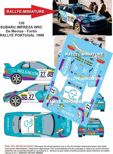 Decals ref 0130 subaru - decals,