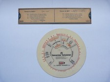 LOT ANCIEN ABAQUE ET DISQUE DE