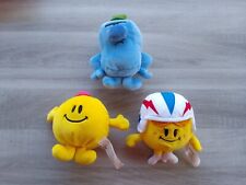 Lot de 3 peluches Monsieur