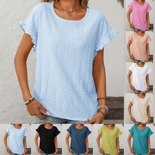 T-shirt femme bleu clair bleu