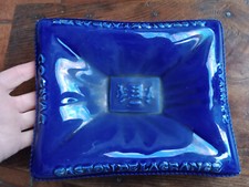 &Fêle& GRAND CENDRIER COGNAC GASTON DELAGRANGE - PROCERAM n°34 BLEU - Licorne