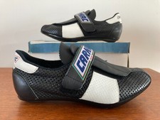 N.O.S ! Chaussures Vélo CARNAC (T39) Cuir Vintage Cycling Shoes Leather Eroica