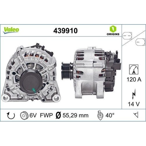 Alternateur valeo 439910 - alternateur,
