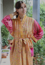 Veste Kimono Vintage Sarï —